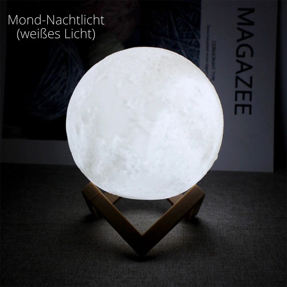 Traumhaftes LED Mondlicht -3D Galaxie Lampe für Kinderzimmer, Schlafzimmer & Geschenke