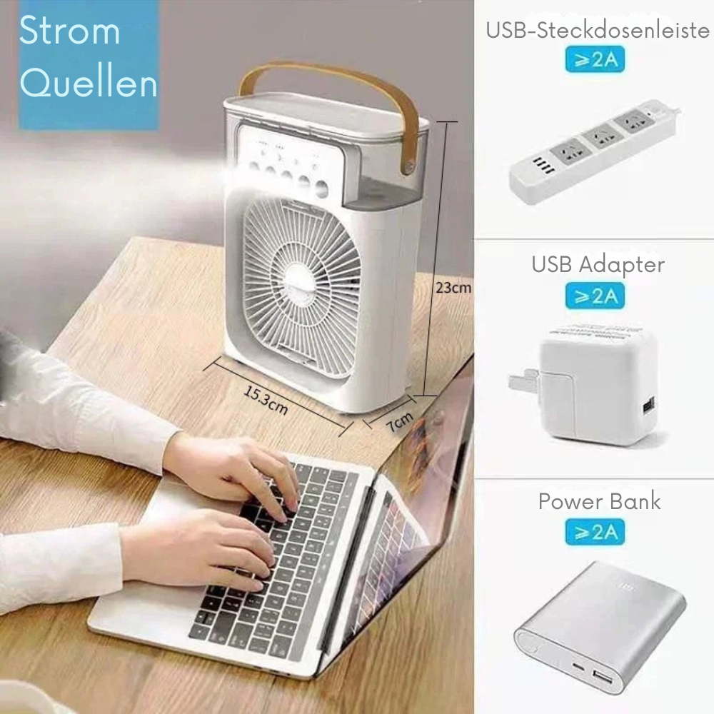 CoolBreeze – Der kompakte Mini-Kühler für heiße Tage & warme Nächte