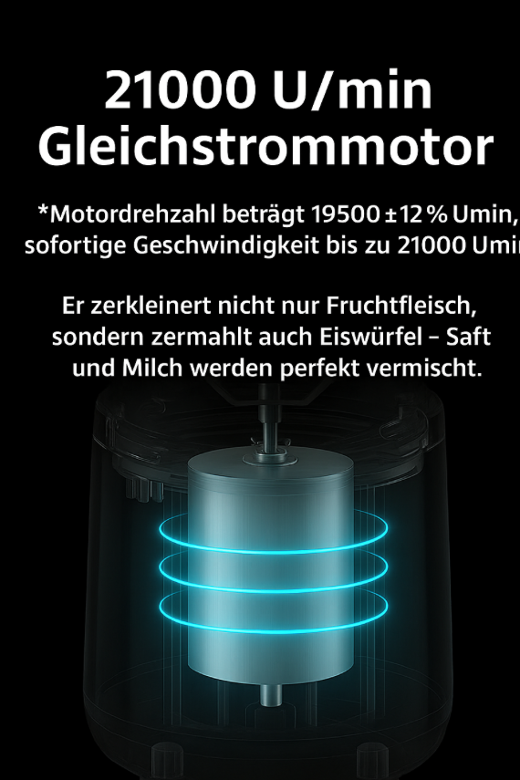 Frische Power to Go – Tragbarer Smoothie-Mixer (400 ml) mit USB-Aufladung – Frische Säfte jederzeit & überall genießen