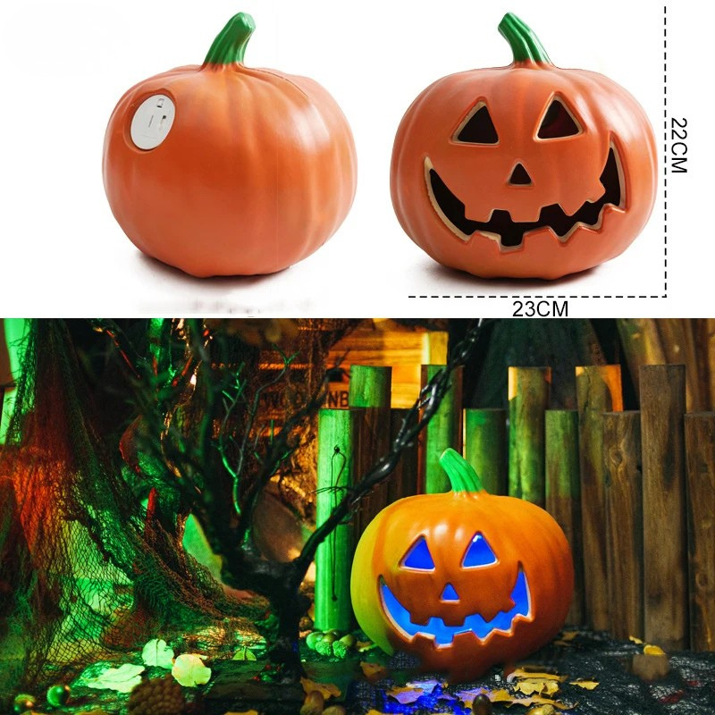 Halloween Kürbis- und Geist-LED-Lichter – Leuchtende Outdoor-Deko für Garten, Hof & Party | Wasserdichte Halloween-Beleuchtung mit Schreck-Effekt