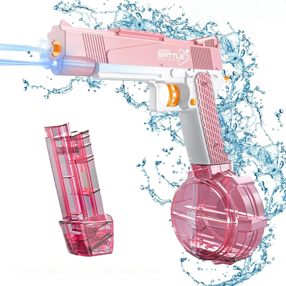 HydroBlaster M4 – Elektrische Wasserpistole mit Akku & Tank | Power-Wasserschlacht für Kinder & Erwachsene
