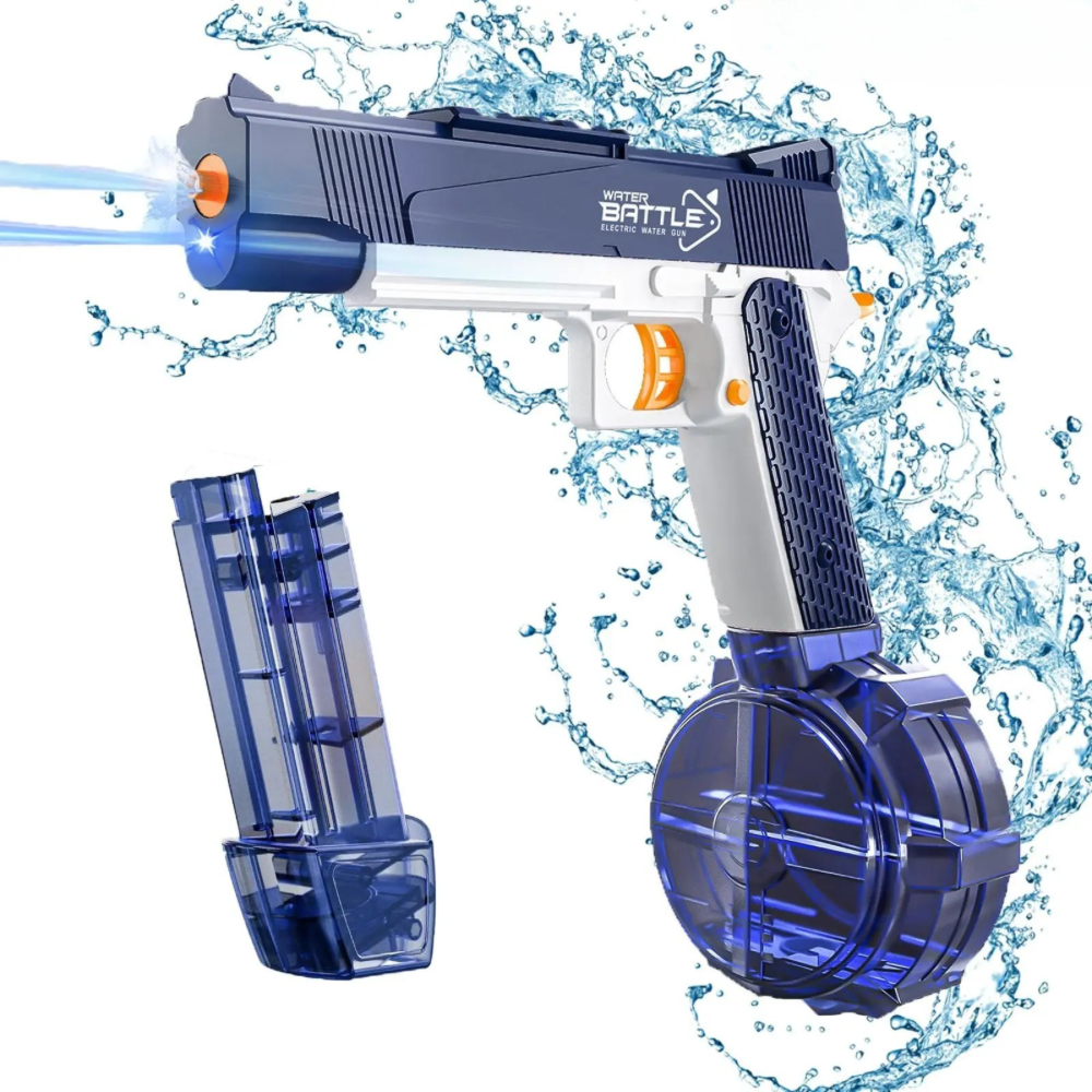 HydroBlaster M4 – Elektrische Wasserpistole mit Akku & Tank | Power-Wasserschlacht für Kinder & Erwachsene
