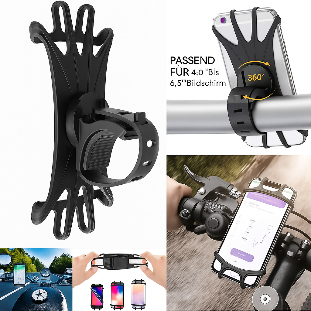 HoldTight – Die universelle Smartphone-Halterung für dein Bike – Passt. Hält. Dreht.