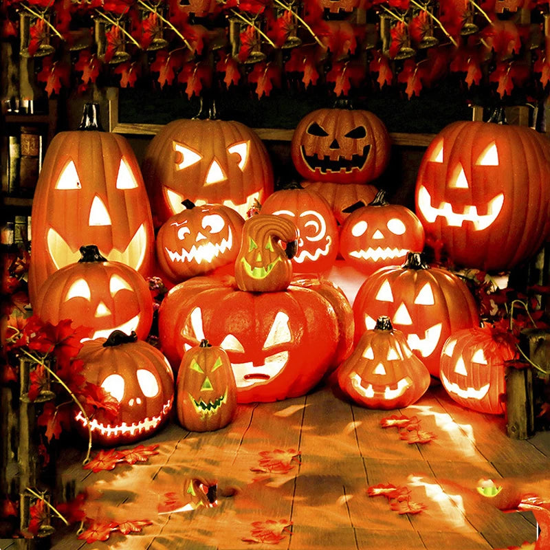 Halloween Kürbis- und Geist-LED-Lichter – Leuchtende Outdoor-Deko für Garten, Hof & Party | Wasserdichte Halloween-Beleuchtung mit Schreck-Effekt