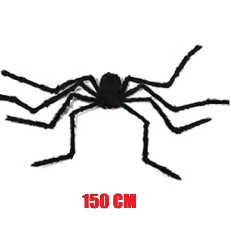 Großer Halloween-Spinnen-Dekoschild – Outdoor / Indoor Spinnennetz-Dekoration | Gigantische Spinnen-Deko für Garten, Party & Halloween