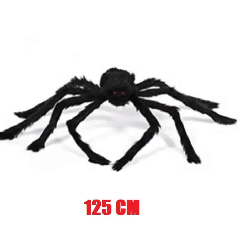 Großer Halloween-Spinnen-Dekoschild – Outdoor / Indoor Spinnennetz-Dekoration | Gigantische Spinnen-Deko für Garten, Party & Halloween
