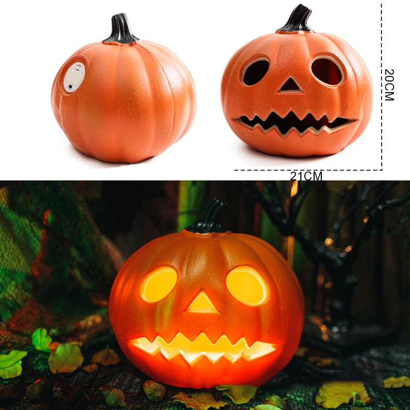 Halloween Kürbis- und Geist-LED-Lichter – Leuchtende Outdoor-Deko für Garten, Hof & Party | Wasserdichte Halloween-Beleuchtung mit Schreck-Effekt