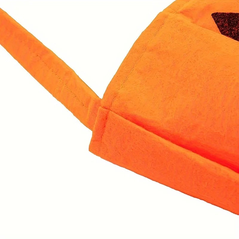 Halloween Kürbis-Tragetaschen – 1/3 Stück Filz-Süßigkeitentaschen für Kinder | Wiederverwendbare Trick-or-Treat Beutel & Deko-Handtaschen