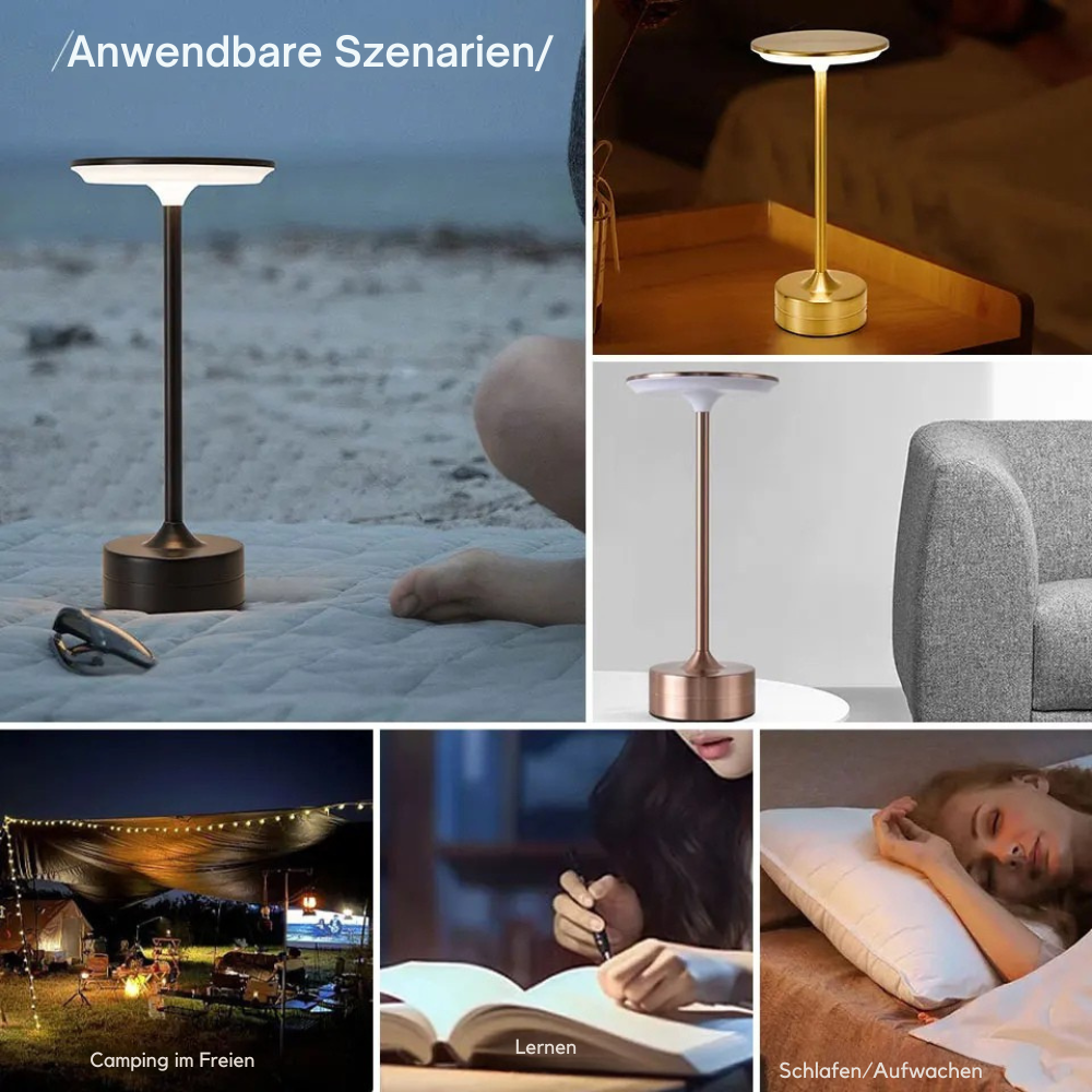 „Licht, das bewegt – Ihre tragbare LED-Tischlampe mit Touch-Sensor