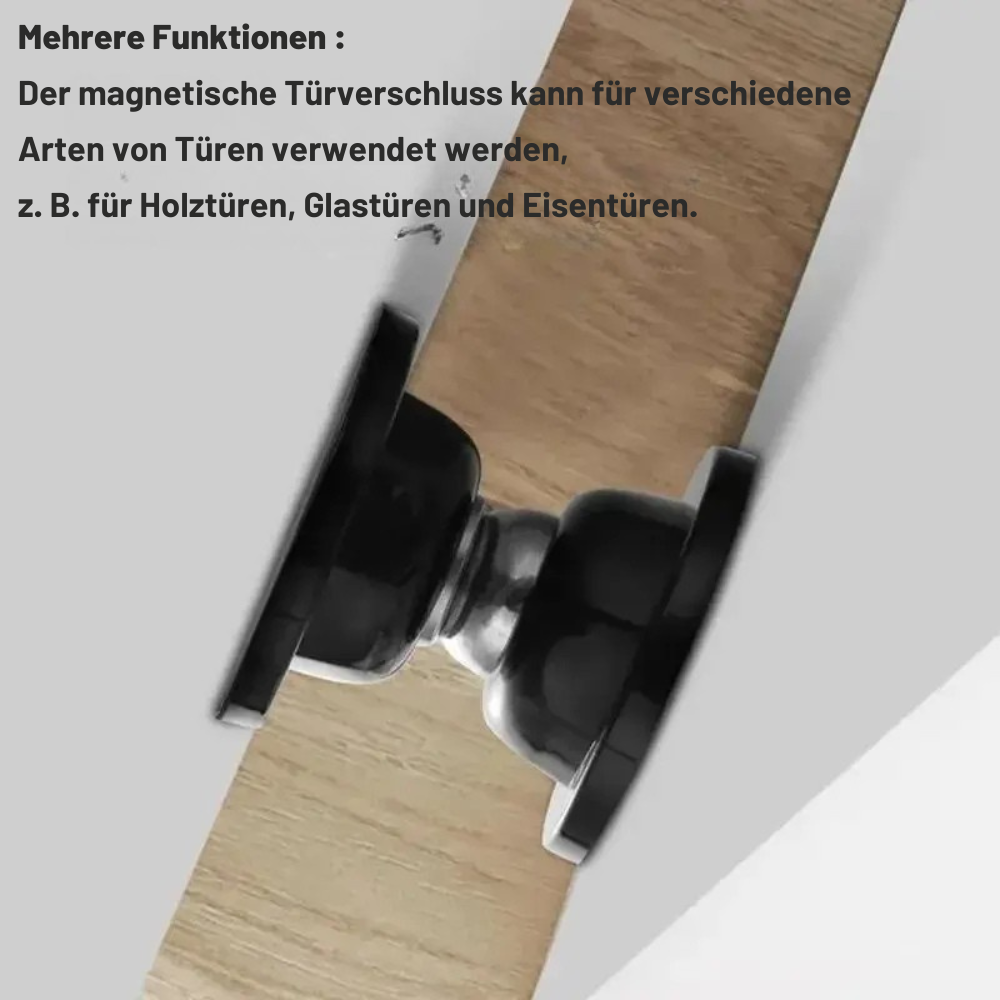 Magnetischer Silikon-Türstopper – Starker Anti-Kollisions Schutz für Haus & Hotel | Geräuschlos, Selbstklebend, Stummes Öffnen & Schließe