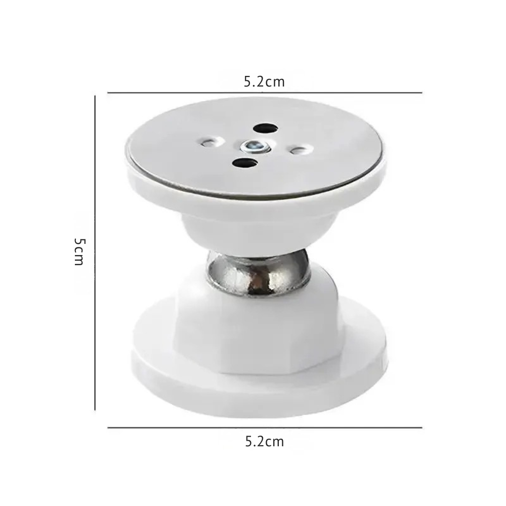 Magnetischer Silikon-Türstopper – Starker Anti-Kollisions Schutz für Haus & Hotel | Geräuschlos, Selbstklebend, Stummes Öffnen & Schließe