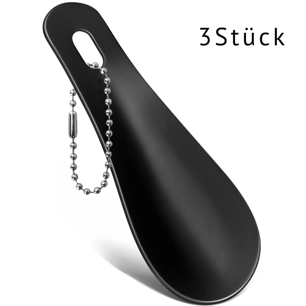 Mini Edelstahl-Schuhlöffel als Schlüsselanhänger | Dein eleganter Helfer für unterwegs