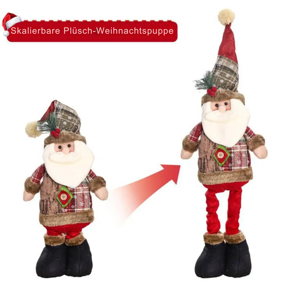 StretchSanta – Teleskop-Weihnachtspuppe für Zuhause & Deko-Highlight
