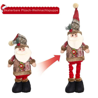 StretchSanta – Teleskop-Weihnachtspuppe für Zuhause & Deko-Highlight