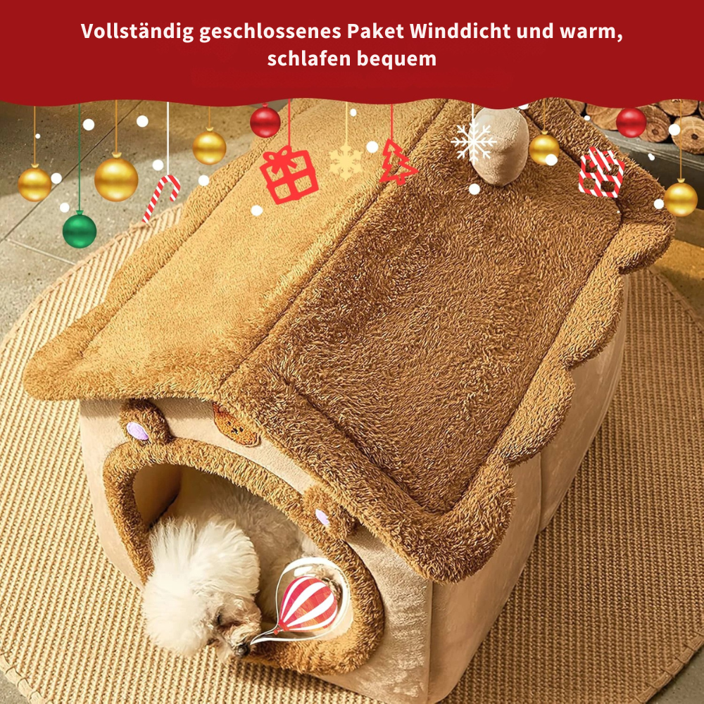 Der Kuschelthron für dein Fellknäuel – Premium Haustierbett für Katzen & Hunde