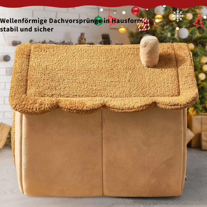 Der Kuschelthron für dein Fellknäuel – Premium Haustierbett für Katzen & Hunde