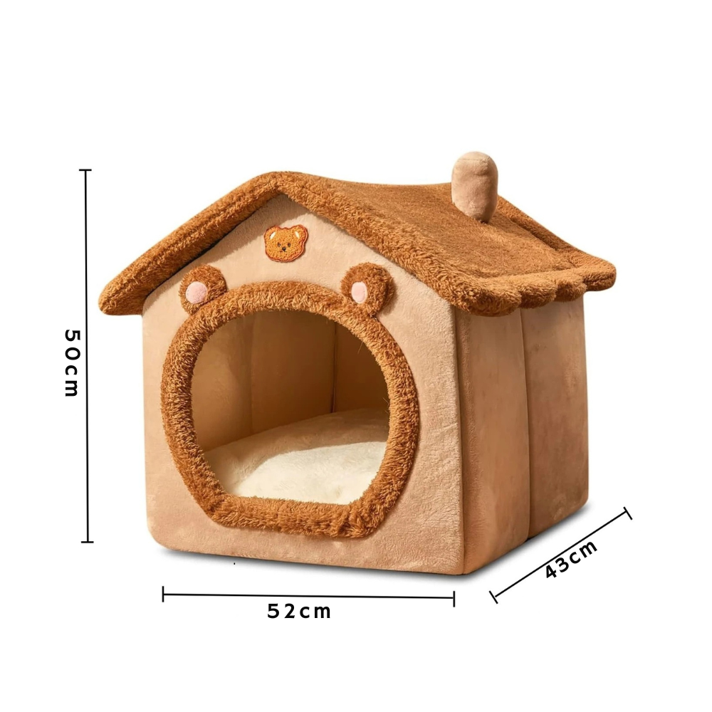 Der Kuschelthron für dein Fellknäuel – Premium Haustierbett für Katzen & Hunde