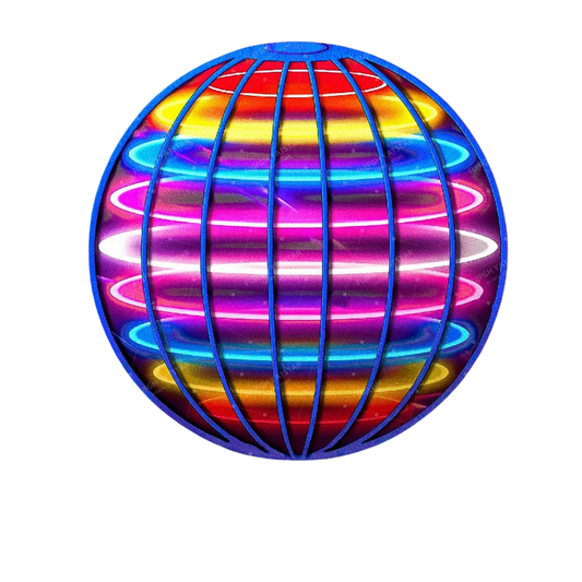 Fliegende Freude: LED-Flying Ball für drinnen & draußen