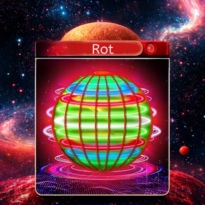 Fliegende Freude: LED-Flying Ball für drinnen & draußen