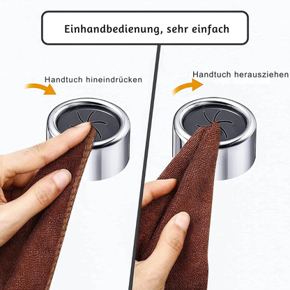 Selbstklebende Geschirrtuchhalter – 3er Set ohne Bohren | Küchenhandtuch-Clips & Wandhaken für Haushalt, Bad & Küche