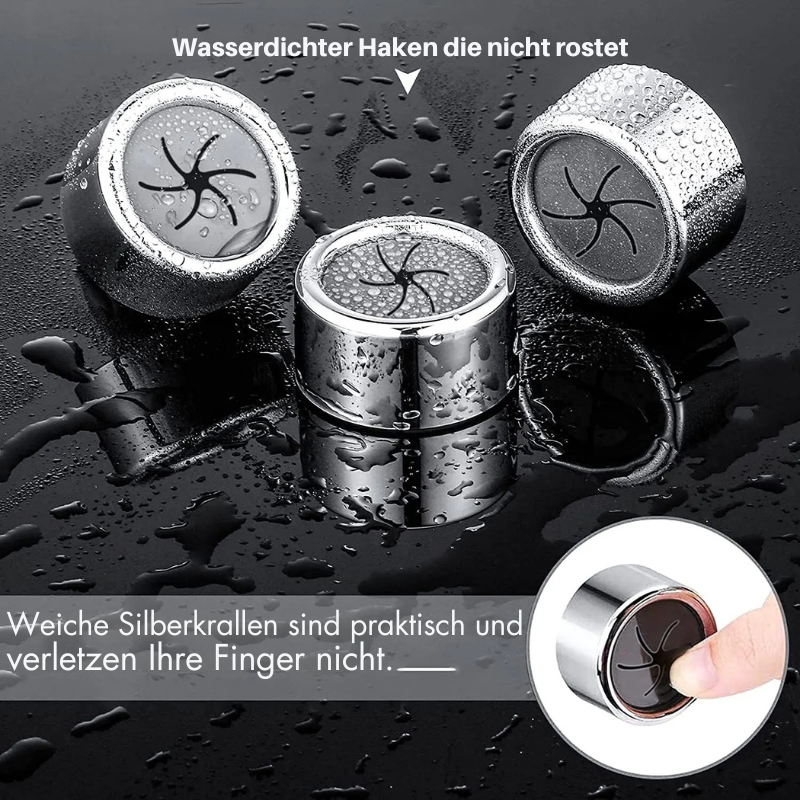 Selbstklebende Geschirrtuchhalter – 3er Set ohne Bohren | Küchenhandtuch-Clips & Wandhaken für Haushalt, Bad & Küche