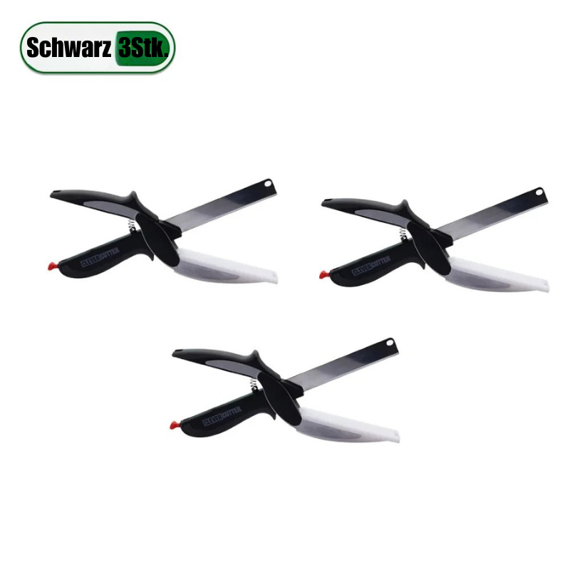 2-in-1 Gemüse-Schneidebrett mit Feder-Schere – Intelligentes Küchenwerkzeug für Obst & Gemüse | Kombi-Schneidehilfe für Küche