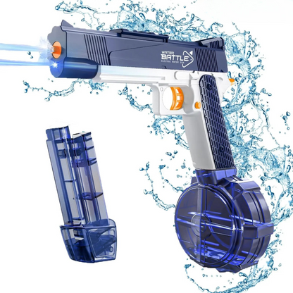 HydroBlaster M4 – Elektrische Wasserpistole mit Akku & Tank | Power-Wasserschlacht für Kinder & Erwachsene