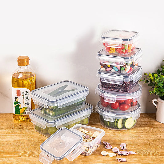 FreshKeep Vault – 12-teilige versiegelte Vorrats- & Aufbewahrungsboxen für Kühlschrank, Vorrat & Küche