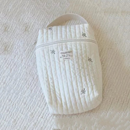 Buggy-Organizer & Wickeltasche – Gestepptes Stroller-Caddy mit vielen Fächern für unterwegs | Babyzubehör & Mama-Tasche