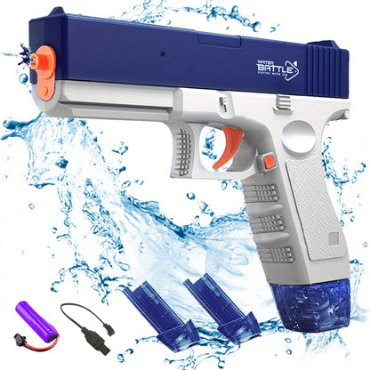 HydroBlaster M4 – Elektrische Wasserpistole mit Akku & Tank | Power-Wasserschlacht für Kinder & Erwachsene