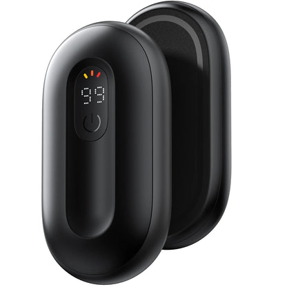 oldSky 2-in-1 Handwärmer (2 Stück) – Wiederaufladbarer Taschenwärmer mit Magnet, Digitalanzeige & Powerbank-Funktion | Geschenk & Outdoor-Begleiter