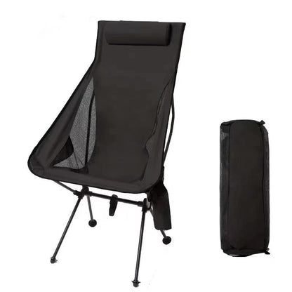 TrailEase ProChair – Faltbarer Premium-Campingstuhl mit Kopfstütze & Alurahmen | Ultraleicht & bequem für Outdoor, Angeln & Reisen
