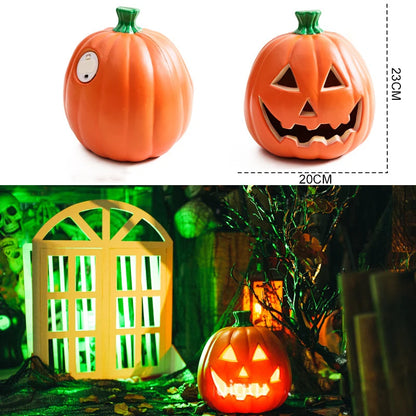 Halloween Kürbis- und Geist-LED-Lichter – Leuchtende Outdoor-Deko für Garten, Hof & Party | Wasserdichte Halloween-Beleuchtung mit Schreck-Effekt