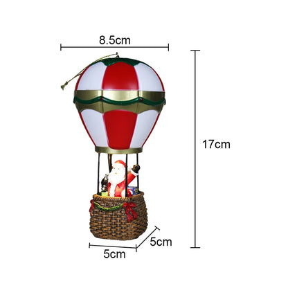 Leuchtende Weihnachts-Ornamente: Weihnachtsmann, Schneemann & Kamin – LED Nachtlicht-Set